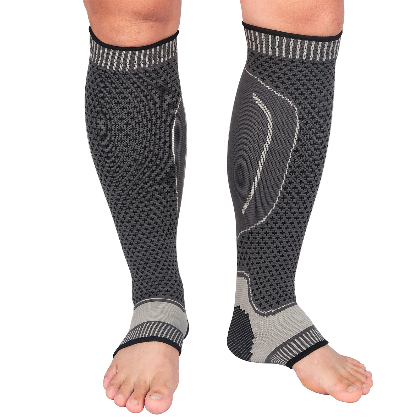 1PC Calf Compression Sleeve -Shin Splint Compression Sleeve Recovery Varicose Veins, Torn Calfm And Pain Relief Calf  Support