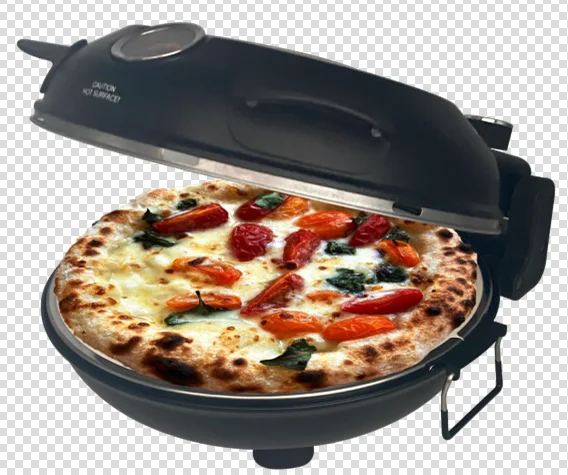1200W Electric Pizza Oven 12inch Pizza Maker Home and Outdoor Kitchen Appliance