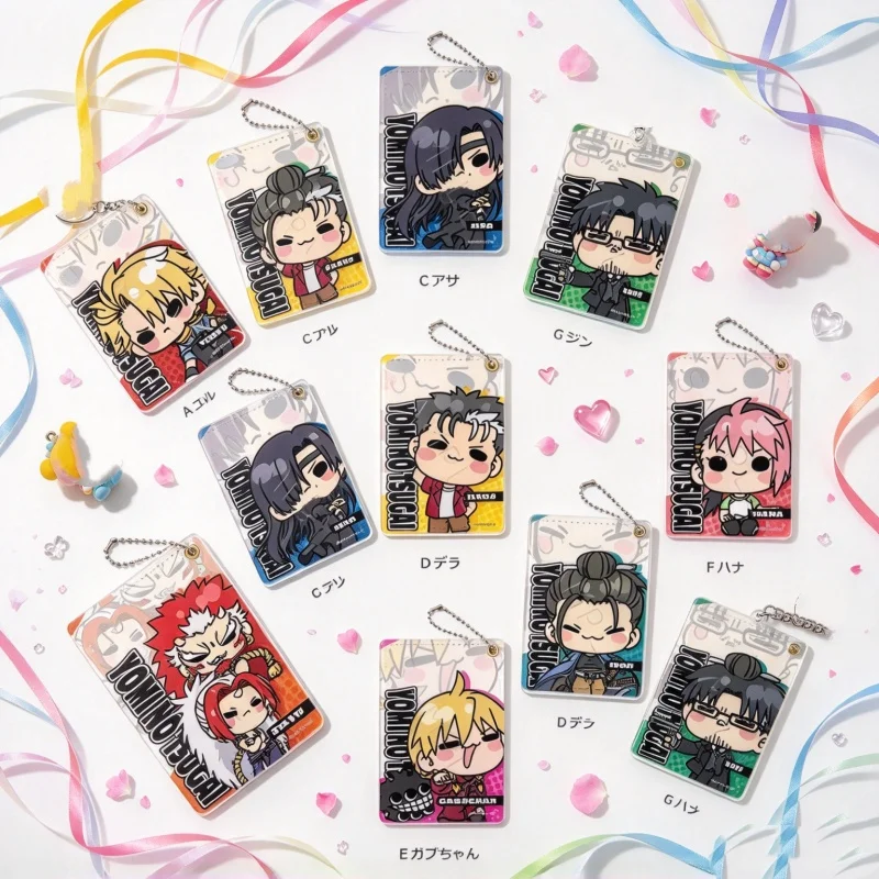 Souvenir Bag Decorations Anime Daemons of the Shadow Realm 6CM Rectangle  Acrylic Key Chains SAYU,MIGI,HIDARI Gifts For Friends