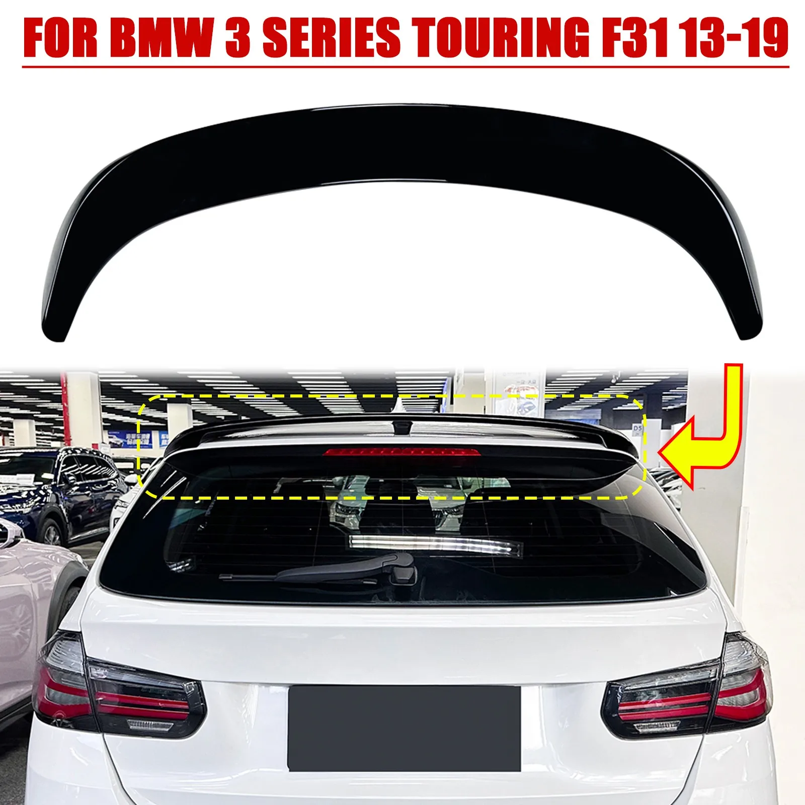 Für BMW 3er F31 Touring 2013-2019 Auto-Dachspoiler Flügel Lippe