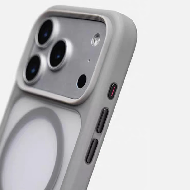 Niewidoczna składana podstawka do magnetycznego etui Magsafe dla iPhone 17 Pro Max 17Pro, matowa, przyjemna w dotyku, z obsługą bezprzewodowego ładowania, twarda obudowa. — zdjęcie produktu 5