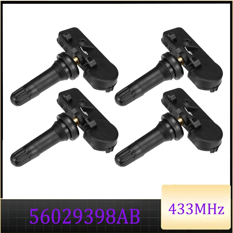 

Новый датчик давления в шинах TPMS 56029398AB 433 МГц для Dodge Ram Challenger Chrysler 300 Jeep Grand Cherokee Fiat 500 56029398AA