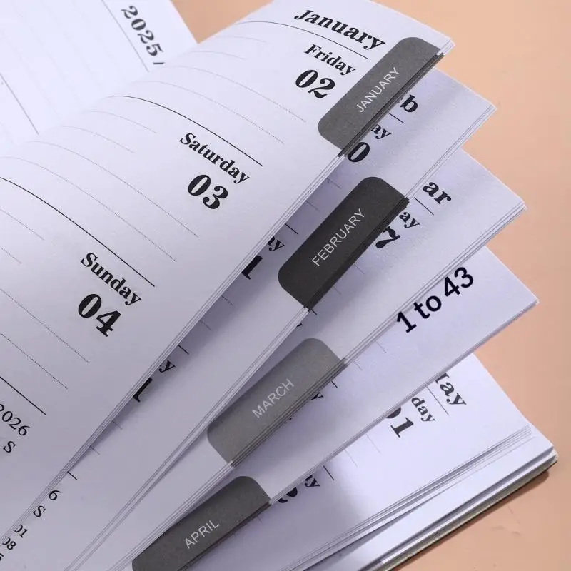 

Карманный календарь-планировщик на 2026 год, мини-планировщик, список дел, ежедневный контрольный список задач, планировщик для дома, школы, офиса