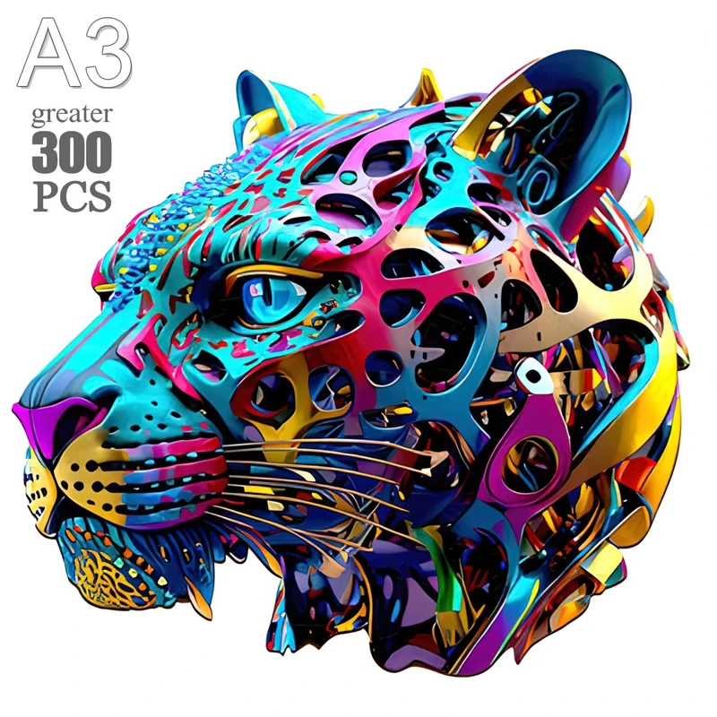 Unique Wooden Animal Jigsaw Puzzles Adults Kids Birthday Gifts Home Decor Puzzel Children Family Games Toys Wooden Puzzles 2022