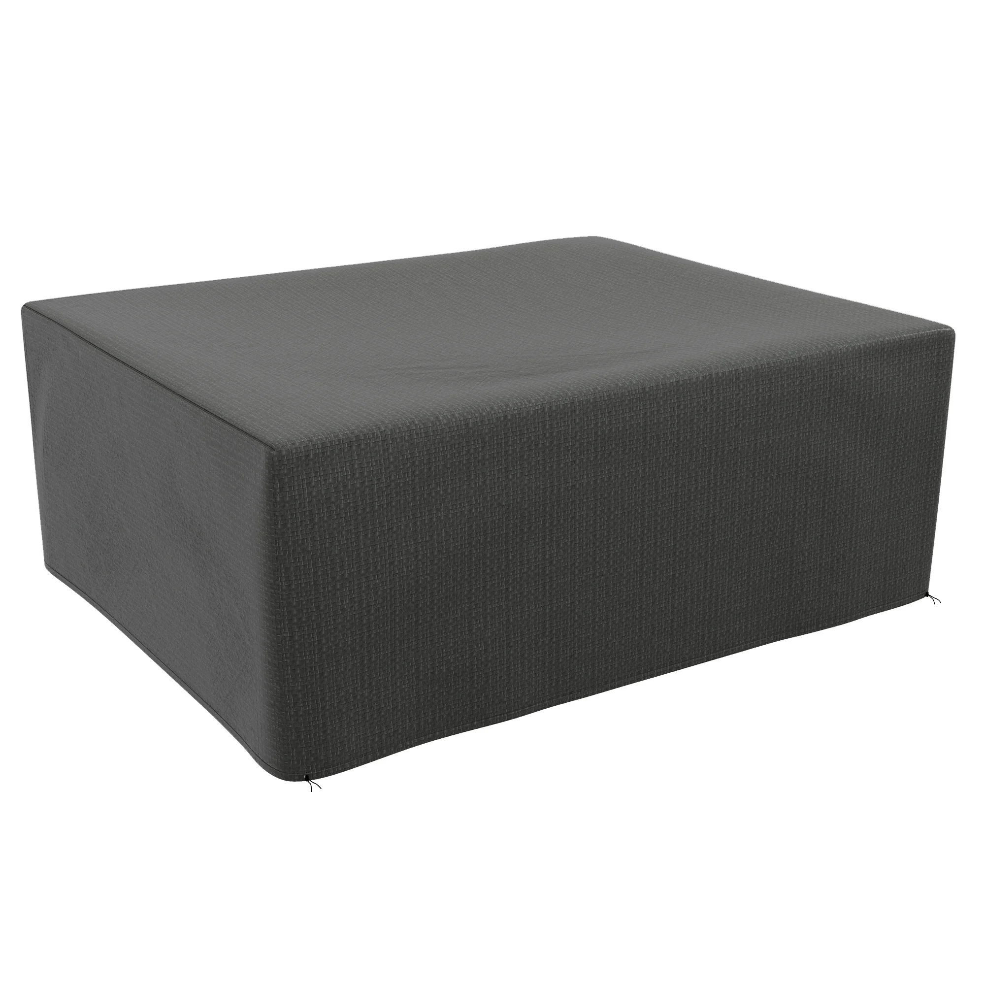 Outsunny Housse salon de jardin extérieure bâche de protection extérieure anti-UV  en polyéthylène 235 x 190 x 90 cm gris
