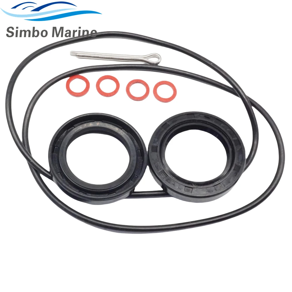 Outboard Lower Unit Gearcase Propeller Shaft Oil Seal Kits 93101-30M17 Yamaha 2/4-stroke 200 225 250HP  O-ring 93211-04384