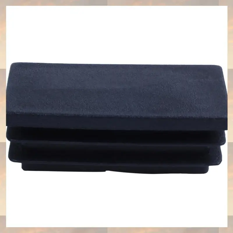 

Flash Trend Plastic Rectangle Blanking End Tube Caps Inserts 25X50mm 240Pcs Black