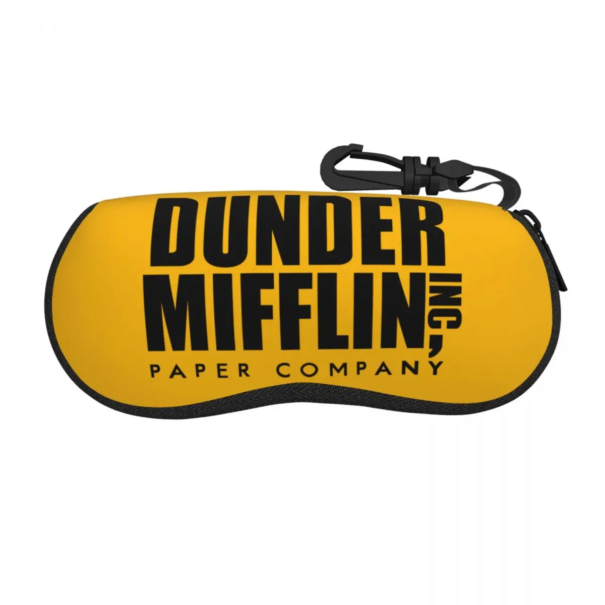 Custom Dunder Mifflin Paper Company Shell Glasses Case Unisex The Office TV Show Eyeglasses Case Sunglasses Protector Box