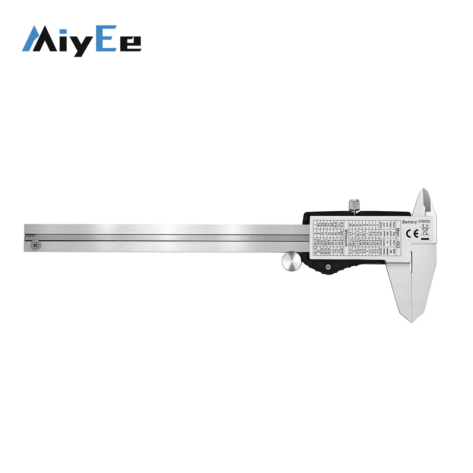 MiYee 0-150mm/0-200mm/0-300mm Large LCD Screen Digital Caliper Stainless Steel Electronic Vernier Caliper Measuring Tool