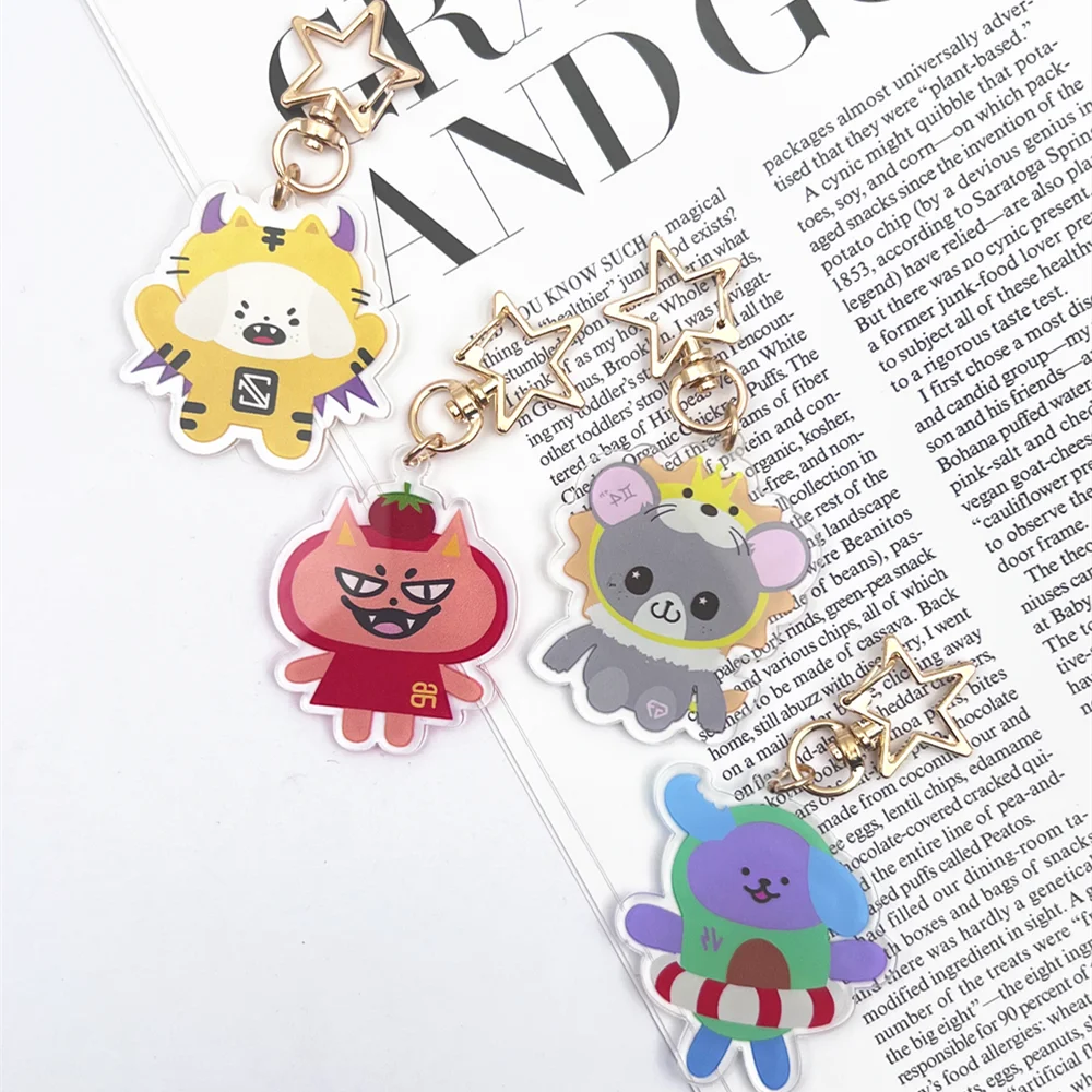 Jimmysea Perthchimon Forcebook Geminifourth Cosplay Key Chain Pendant Keyring Bag Keychain Jewelry Accessories