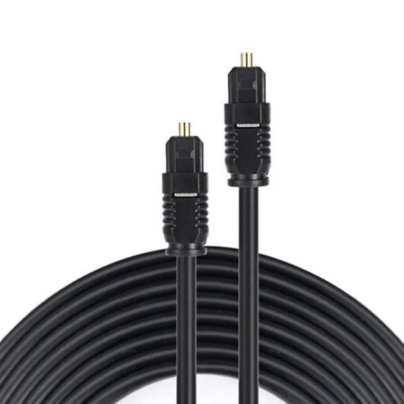 Digital Fiber Optical Optic Audio Cable SPDIF MD DVD TosLink Gold Plated Lead Cord Connect to DVD CD 1/2/3/5/8/10/15/20/30m