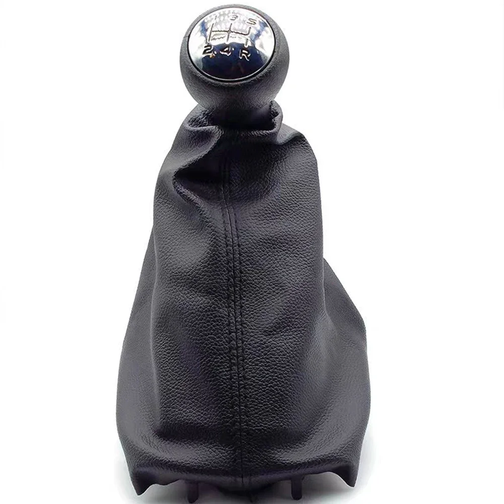 5 Speed Gear Shift Knob For Peugeot 207 307 CC 308 Shifter Lever Stick Gaiter Boot Cover PU Car Accessories Gear Shifter Knob