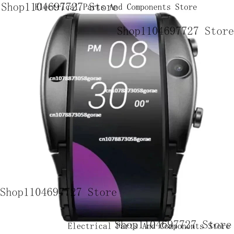 Watch Phone 4.01 Foldable Flexible Display Sports Real-Message Reminder Calling Mid-Gestures Second-Hand