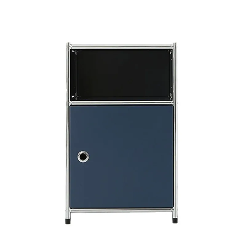 LMM Rust Steel U Bedroom Small Simple Module Na Sofa Side Cabinet
