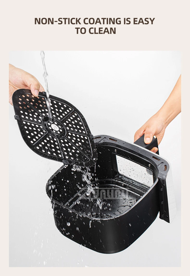 Household Visible Air Fryers Intelligent Electric Fritadeira Sem Oleo Frytkownica Olejowa