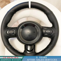 Car Steering Wheel Cover Braid Anti-Slip Artificial Leather For Mini Cooper Hatchback R56/R57 Clubman Clubvan Coupe 3-Spoke