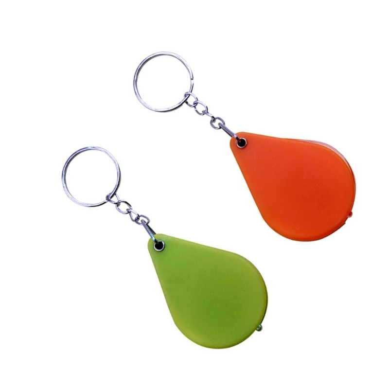 for Key Chain 10x Glass Reading Standing Multifunctional Folding Glass with Chain Glass