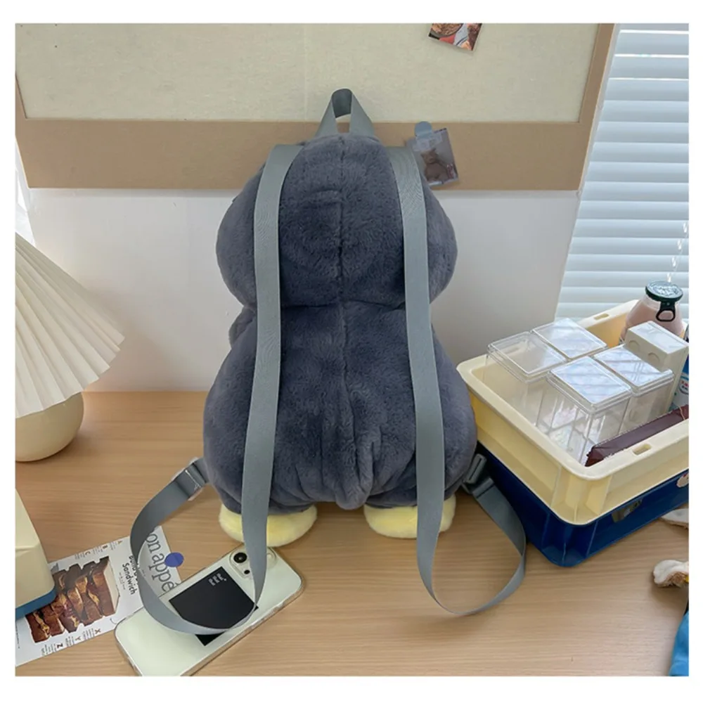 新しい可愛いぬいぐるみおもちゃ、流行の漫画ペンギンリュック、学生女子向けぬいぐるみ動物ショルダーバッグ