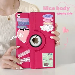 Case for iPad Mini 6 2021 iPad Cover A2567/A2568/A2569 360 Rotating Case iPad Mini 1 2 3 4 5 7.9