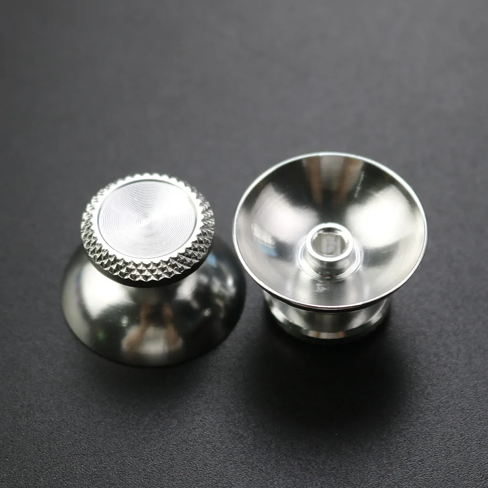 YUXI 2PCS Metall Analog Joystick Thumb-Stick Grip Cap Ersatzteile für PS5 Controller Thumbstick Ersatz