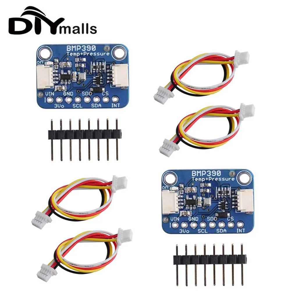 

1/2Set BMP390 Precision Altitude Barometric Temperature Pressure Altimeter Sensor Breakout I2C Upgrade of BMP280/388 for arduino