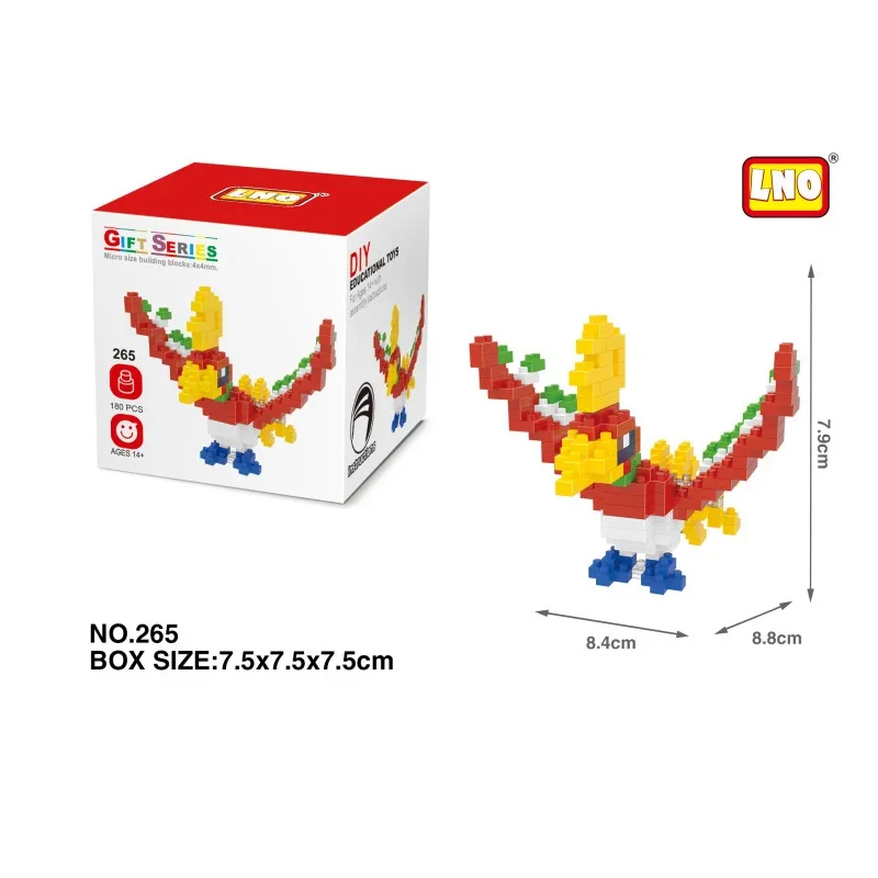 Nieuwe 9 Stijlen Micro Brick Diy Mini Bouwstenen Figuren Speelgoed Voor Kinderen