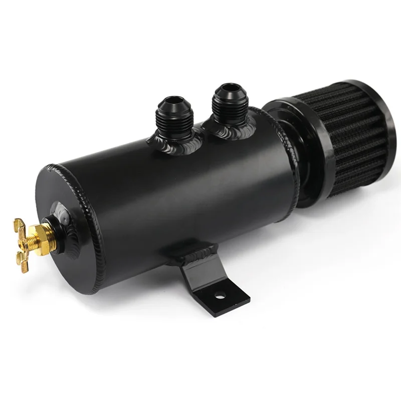 A95E-Car Modification Oil Breathable Pot 750Ml Breather Oil Pot With Air Filter 10AN