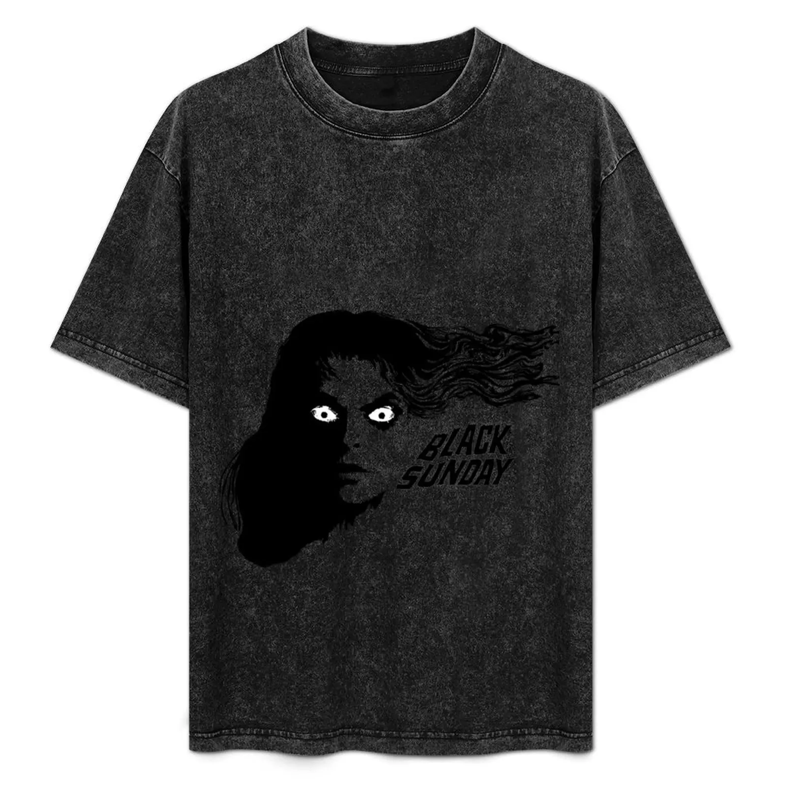 

Black Sunday T-Shirt Fashion Letter Print T-Shirt