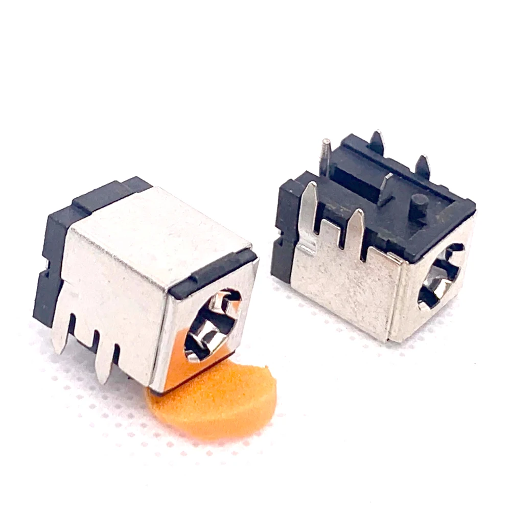 

10PCS High Current DC Charging Power Outlet DC-007B 5.5x2.1mm 5.5x2.5mm Bracket Copper For Laptop Power Socket