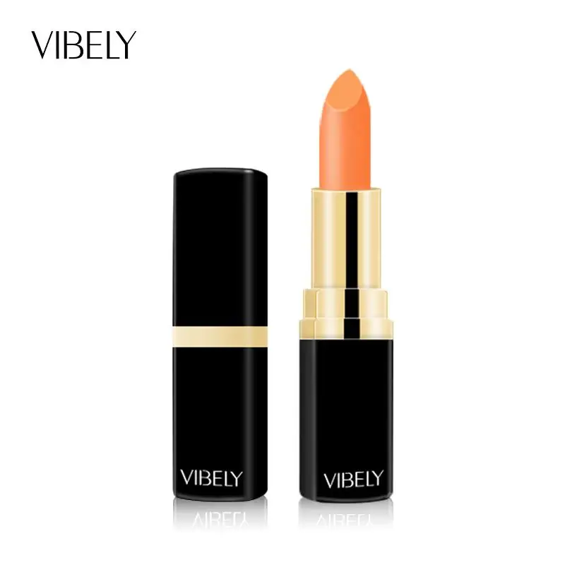 Red cherry color changing Lipstick Moisturizing Long Lasting 24h Lip balm sexy Female Makeup Cosmetics for Women Beauty Batom