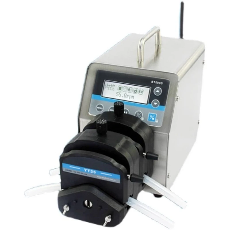 

Speed regulating peristaltic BT600S electric stainless steel water constant flow hose pump metering pump