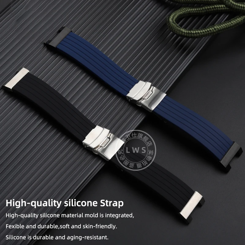 For MTG-B2000 Watch Strap For Casio MTG B2000 Silicone Strap Men's Steel Heart Rubber Watch Band Bracelet Watch Belt For men's