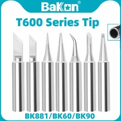 Bakon T600 Series Soldering Tip for BK881/BK60/BK90 Welder Station, T600-k/b/lb/2.4d/4.2d/1c/5c, not for 936