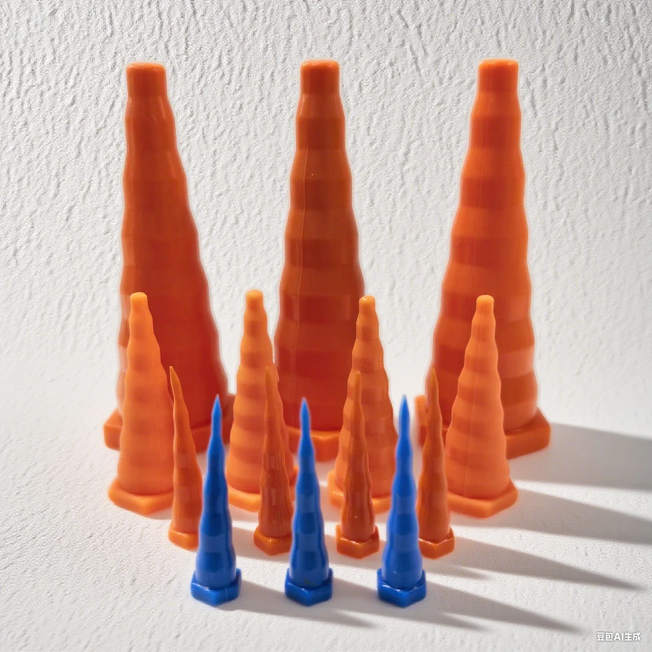 قابس خدمة الزيت الهيدروليكي كبير متوسط وصغير متعدد القطع من السيليكون مجموعة سدادة خرطوم مضادة للتنقيط، 3 مقاسات (برتقالي)