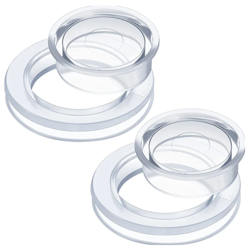 

A95I-2Set Umbrella Hole Rings Umbrella Hole Ring With Cap Sleeve Umbrella Plug Cap Sleeve Outdoor Table Hole Cover Dust Plug