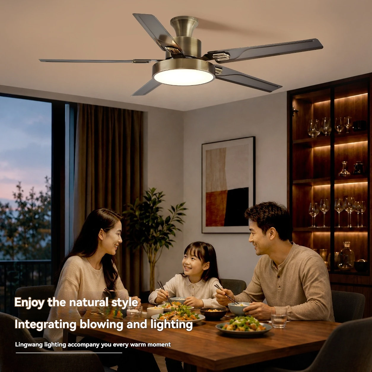 Retro Ceiling Fan with Light,  - огляд і ціна Ceiling Fan Mount