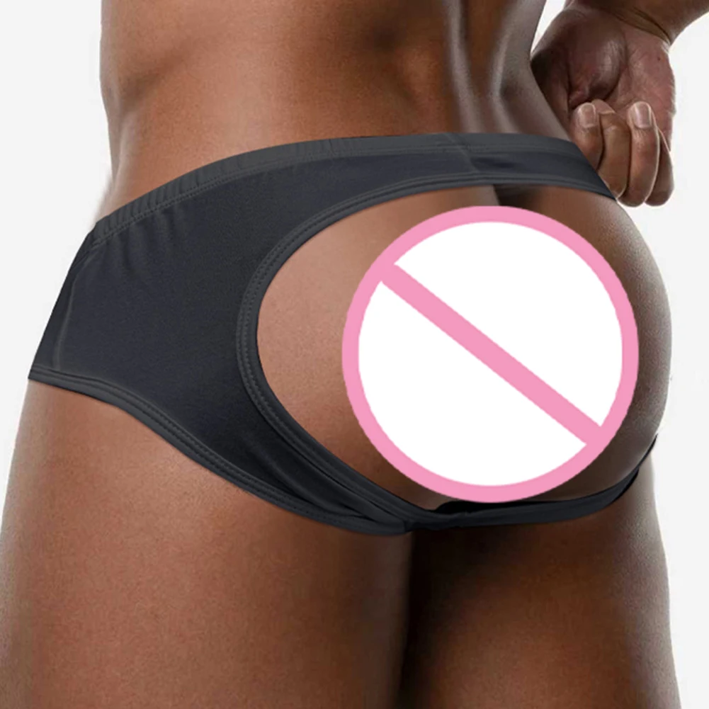 ملابس داخلية رفيعة للرجال قابلة للتنفس مع حقيبة بلون سادة وتصميم من نسيج البوليستر الناعم والألياف اللدنة على الطراز الكلاسيكي #2