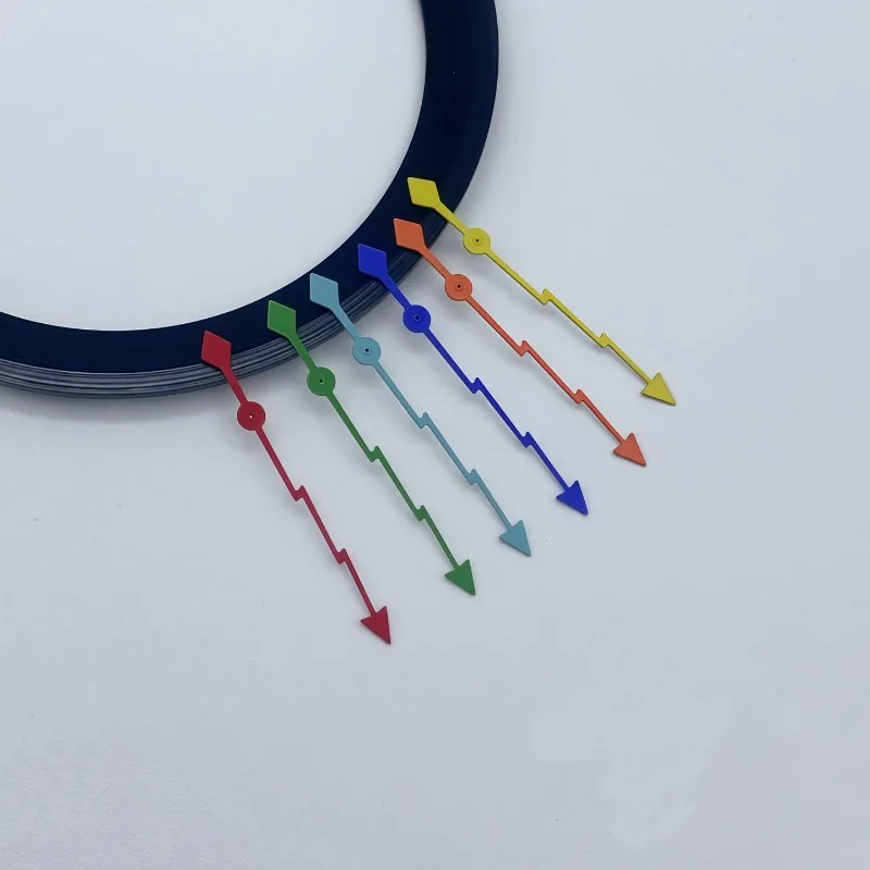 Watch Accessories for NH35 Watch Hand Lightning Seconds Log Seconds, Color Seconds, No Luminous Suitable for NH35
