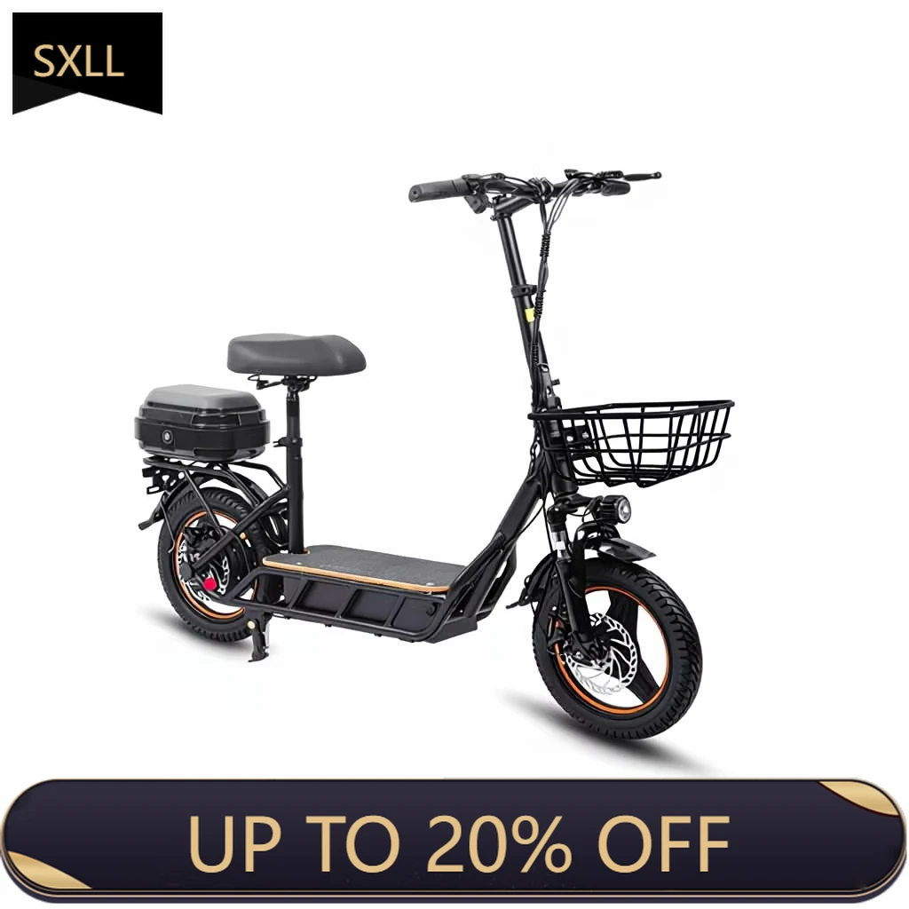 

SXLL Factory Price H14 Aluminum Frame 7 Speed Electric Bike 48V 18AH Lithium Battery Foldable for Adults for City Commuters