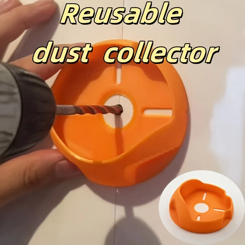 Electric Drill Dust Cover Reusable Drill Dust Collector Wall Drilling Catcher Bowl for Hole Saw DIY Construction Tool Accessory