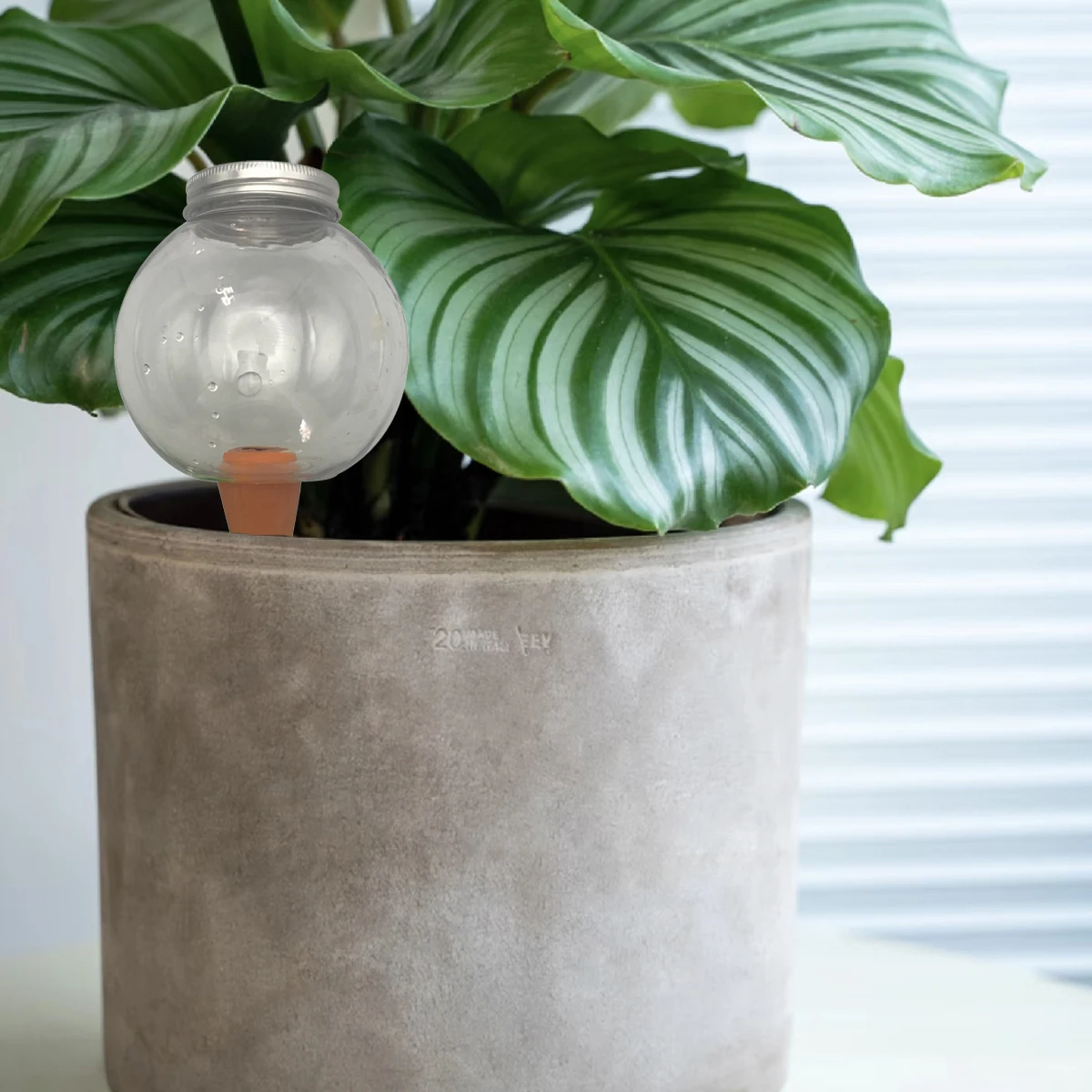 4 قطعة منقطات الري نظام الري في الحديقة مصابيح نباتية ذاتية السقي أوتوماتيكية للنباتات الداخلية والخارجية البلاستيكية #1