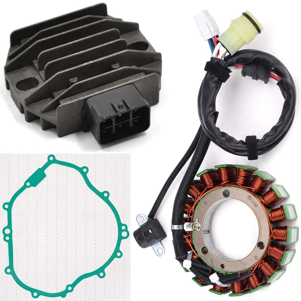 Regulator Rectifier Stator Coil Gasket for Yamaha YFM350 YFM35FGI Kodiak 350 YFM350A Grizzly 350 2WD YFM350FWA Bruin 350 4WD