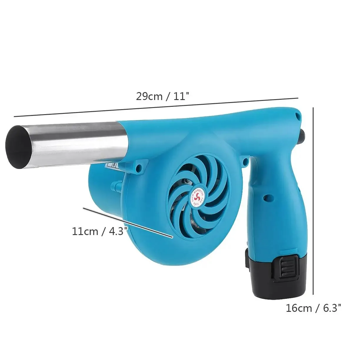 Handheld Electricity BBQ Fan Mini Portable Cooking Fan for Outdoor BBQ Picnic Air Blower Cooking Stove Tool With Lithium Battery