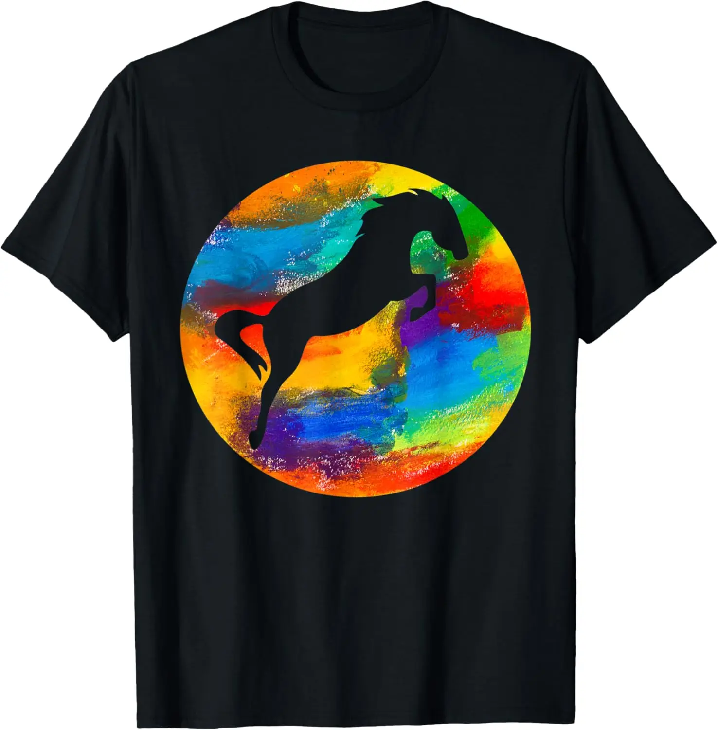 

Horse Owner Gifts for Horse Lovers Cool Watercolor Moon T-Shirt