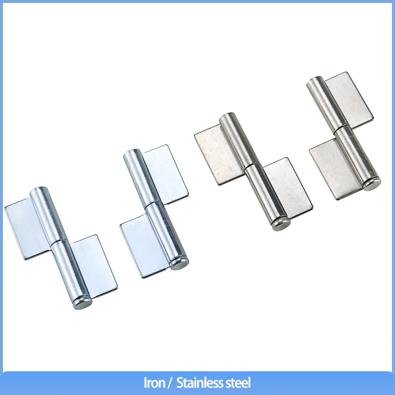 Detachable Visible Hinge For Industrial Machinery Equipment Iron Or Stainless Steel Flag-shaped Pivot Hinge