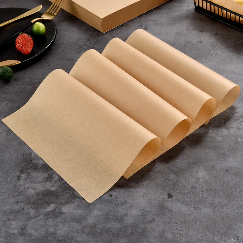 

500 Sheets Kitchen Oil Absorbing Paper Absorbing Paper Snack Mat Greaseproof Fried Food Kitchen Snack Mat Wrapping Party