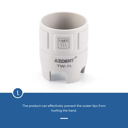 Imagen 2 del producto AZDENT-puntas escarificadoras ultrasónicas dentales, llave dinamométrica apta para EMS Satelec Woodpecker DTE, evita que la punta se caiga, 1 unidad