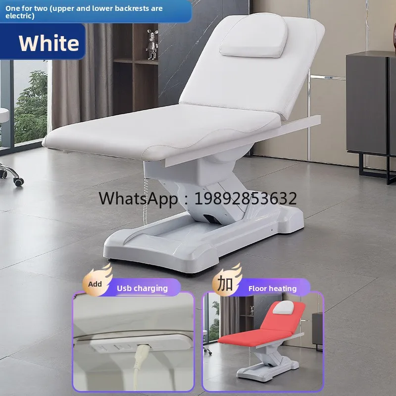 YFY Electric Beauty Bed Therapy SPA Oil Massage Bed with Adjustable Height and Face Hole for Beauty Salon and Club