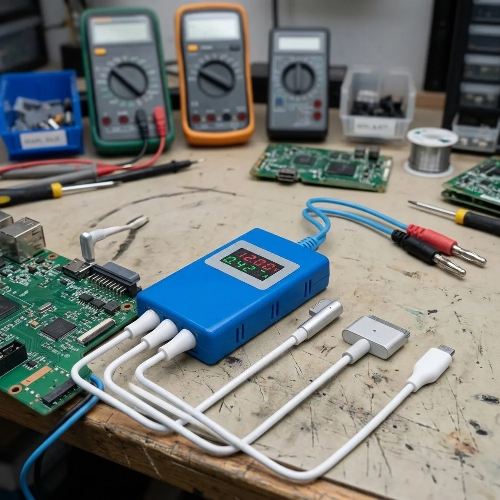 DC Power Supply Test Cable BY-3200S for Real-Time For current Detection and Input Voltage Monitoring on 15.4 16 Inch MacBooks