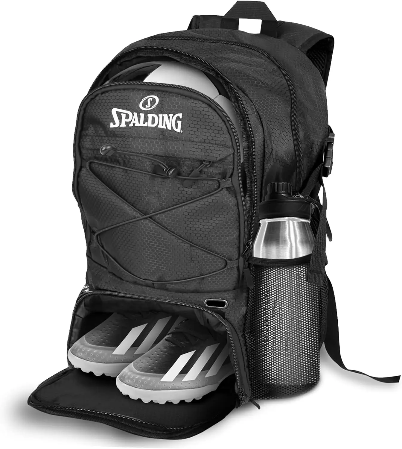 

Durable Soccer Backpack with Ball and Shoe Compartments, Ideal for Sports Training and Gifts